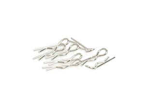 Core RC Small Body Clip 1/10 - Silver (8)