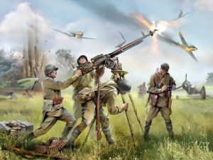 Zvezda Soviet DShK with Crew WWII