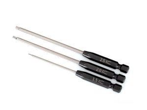 Traxxas Speed Bit Set, hex driver, 3-piece straight (1.5mm, 2.0mm, 2.5mm), 1 / 4in drive