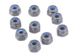 Schumacher SPEED PACK - M3 Nyloc Nut Steel - Black (10pcs)
