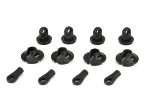Losi Spring Cups/Clips/Shock Ends (2): MTXL/DBXL-E/DBXL 2.0