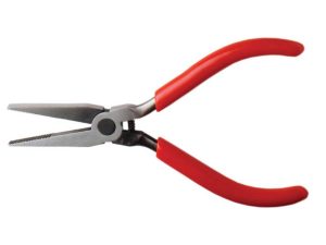 Excel Spring Loaded Soft Grip Plier 5in, Flat Nose (Carded)