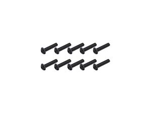 Core RC Steel Button Head Hex Screws M2.5 x 10 pk10