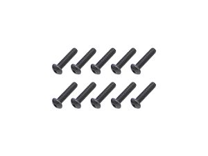 Core RC Steel Button Head Hex Screws M3 x 14 pk10