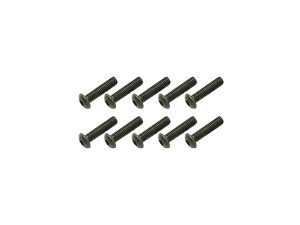 Core RC Steel Button Head Hex Screws M3 x 16 pk10