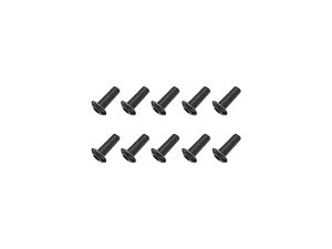 Core RC Steel Button Head Hex Screws M3 x 6 pk10