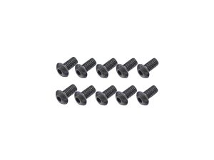 Core RC Steel Button Head Hex Screws M4 x 8 pk10