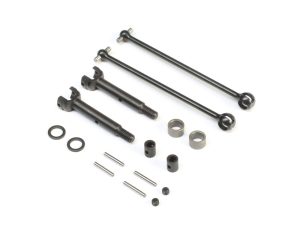 Team Losi Racing Steel CVA Driveshaft Set SR Differential: 22 5.0 SR