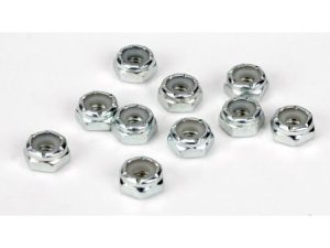 Losi Steel Lock Nuts, 8-32 (10)