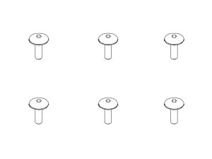 PD Racing Step screw M3*10     6PCS