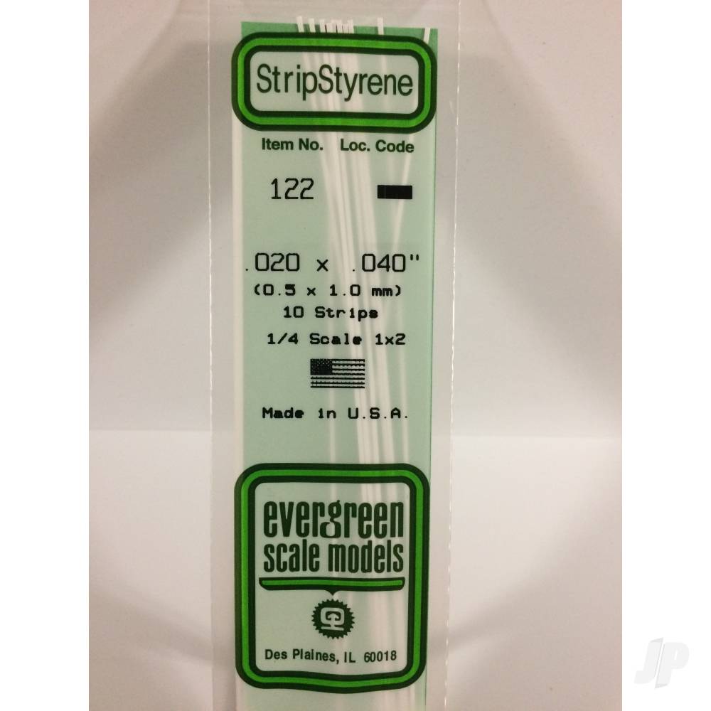 Evergreen Strip, 350 x 0.5 x 1.0mm (14 x .020 x .040in) (10 per pack) - Image 2