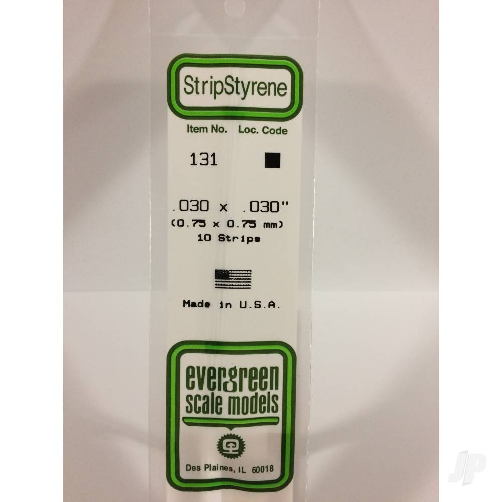 Evergreen Strip, 350 x 0.8 x 0.8mm (14 x .030 x .030in) (100 per pack) - Image 2