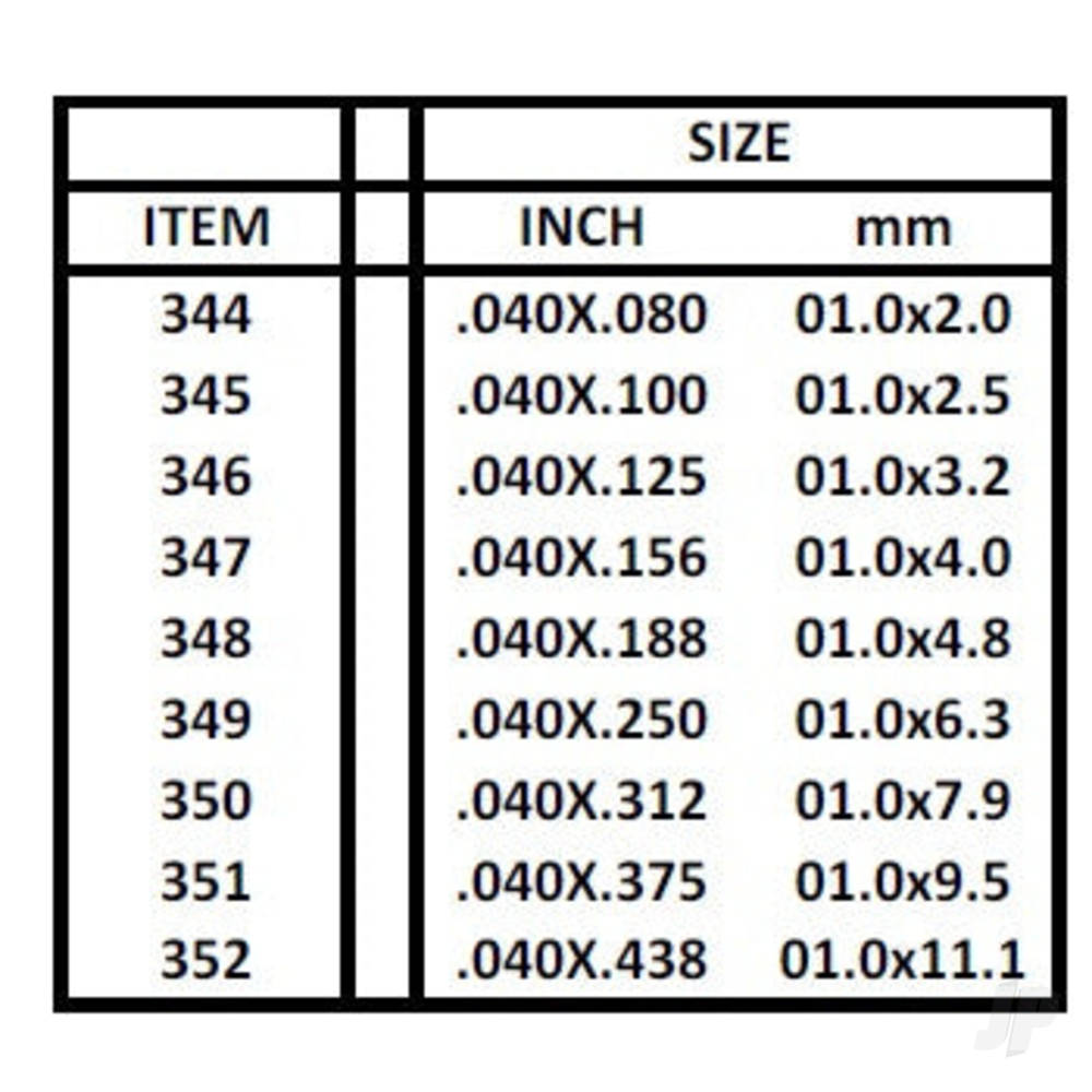 Evergreen Strip, 600 x 1.0 x 9.5mm (24 x .040 x .375in) (50 per pack) - Image 4