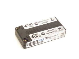 Sunpadow LiPo 4000-2S1P-7.4V-130C LP Shorty Platin
