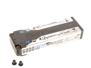 Sunpadow LiPo 6000-2S2P-7.4V-120C Stick Platin