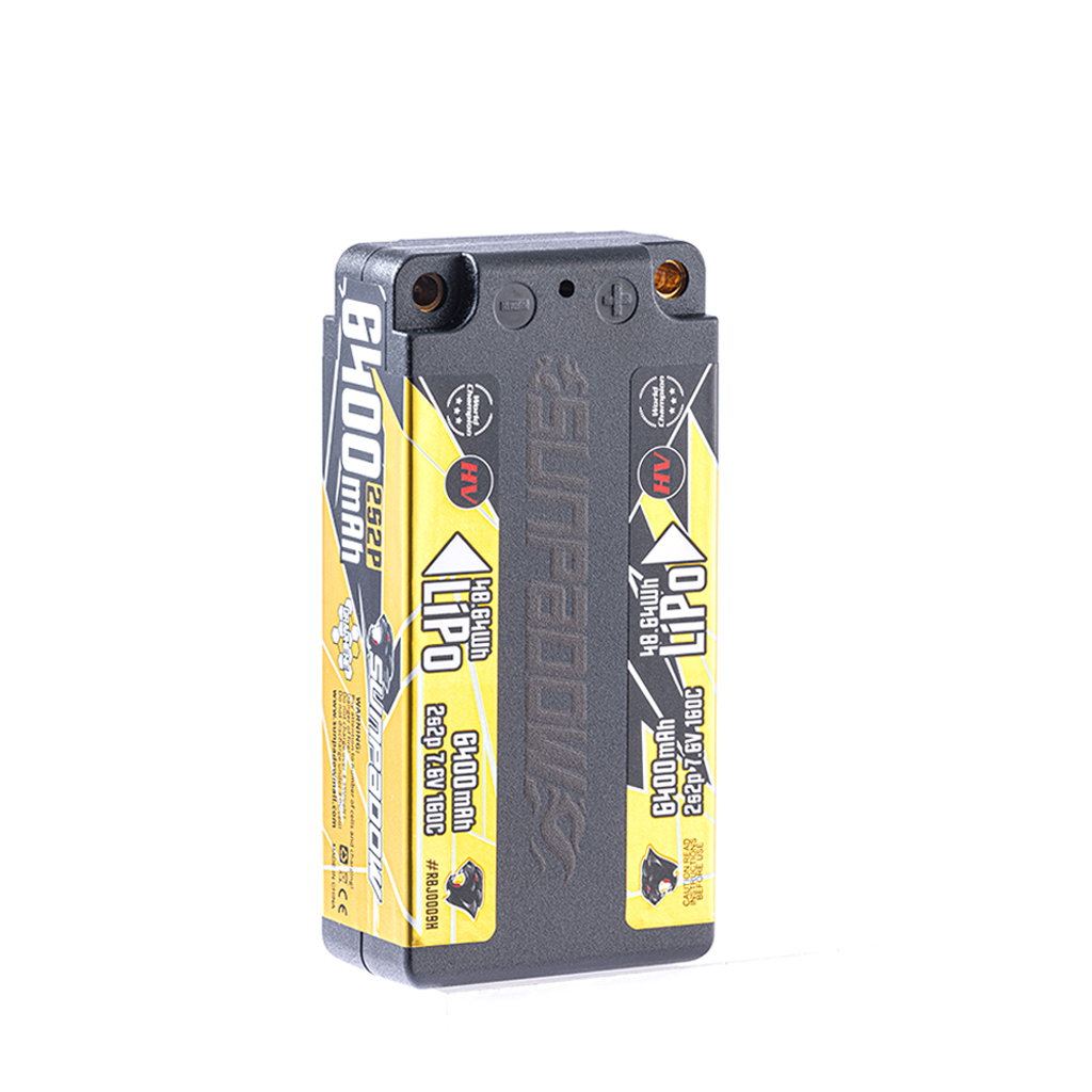 Sunpadow LiPo 6400mAh 7.6v 2S 160C Shorty 25.1mm
