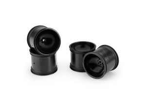JConcepts Super Dish Rustler/Stampede front wheel black 4pcs