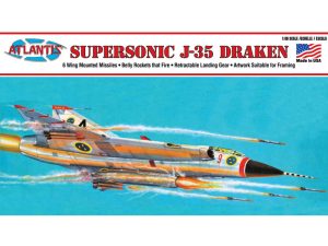 Atlantis Models Supersonic Saab Draken J-35