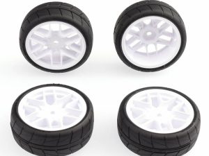 SWEEP HANKOOK TREAD 34DEG 24MM GLUED TC TYRES 12 SPOKE ASPHALT