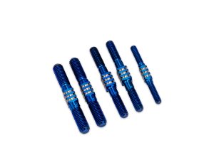 JConcepts Sworkz S35-4 Evo Fin Ti Turnbuckle Set Blue - 5pc