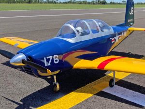 Seagull T-34C Turbo Mentor (20-22cc / 8s-9s) 1.9m / 75in, Blue with Electric Retracts