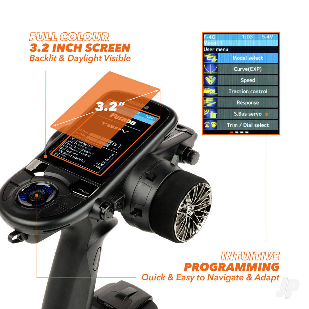 Futaba T6PV 6-Channel Surface Radio with R304SB-E Rx - Image 2