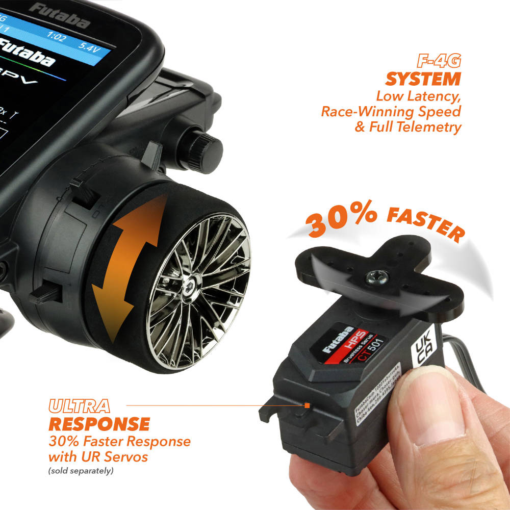 Futaba T6PV 6-Channel Surface Radio with R304SB-E Rx - Image 3