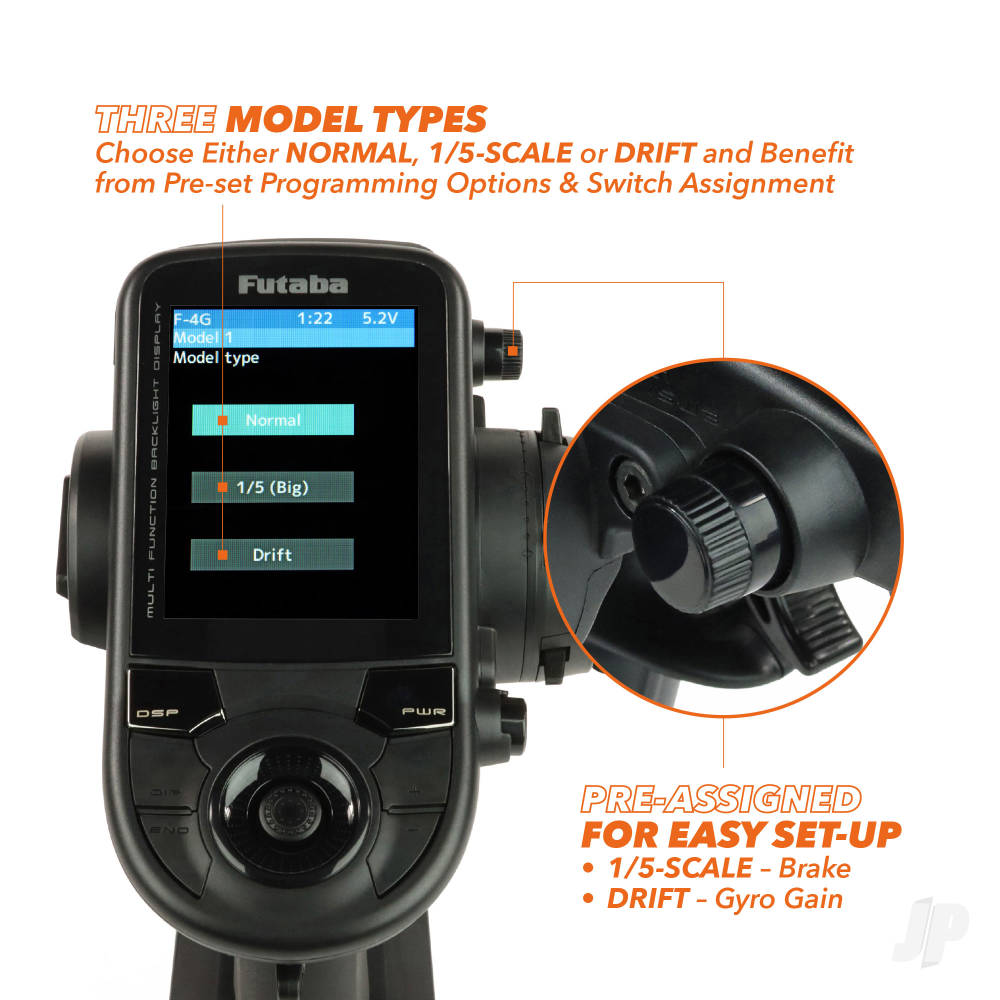 Futaba T6PV 6-Channel Surface Radio with R304SB-E Rx - Image 7