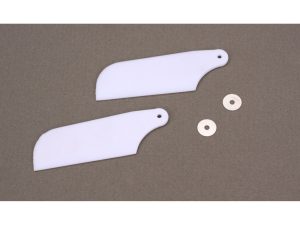 Blade Tail Rotor Blade Set, White: B450, 330X, 330S