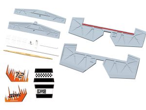 Multiplex Tailplane Set In Decal Sheet