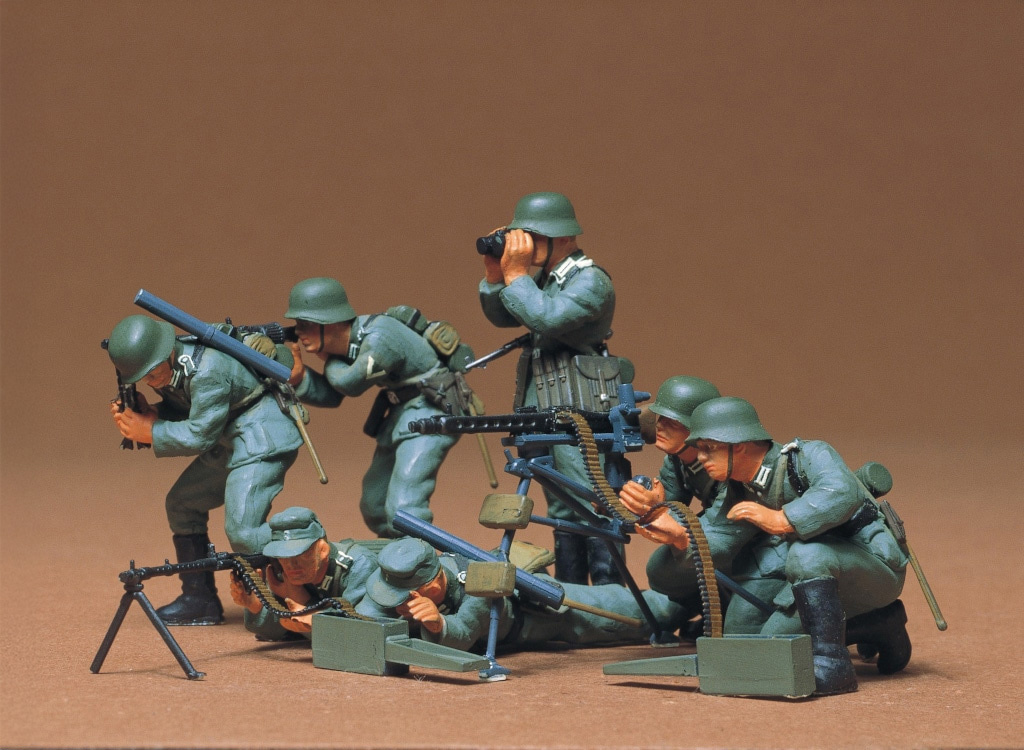 Tamiya German Machine Gun Troops