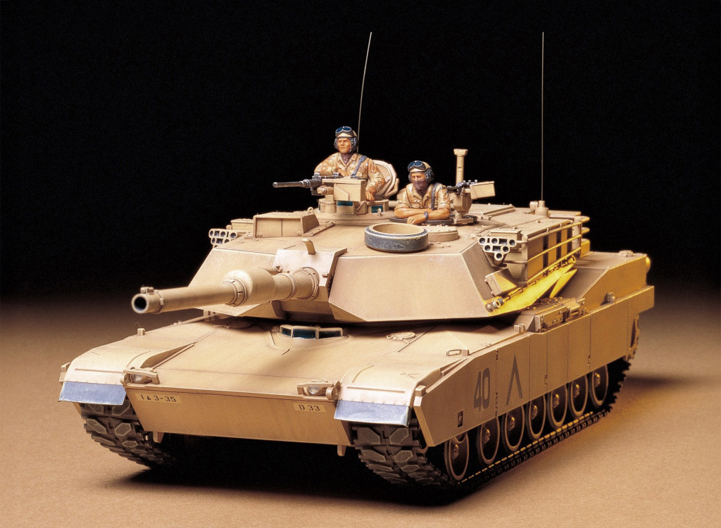 Tamiya U.S. M1A1 Abrams 120mm Gun Main Battle Tank