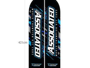 HoBao TEAM ASSOCIATED 3FT FLAG FBS52-M-DOUBLE FLAG & POLE