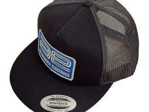 TEAM ASSOCIATED AE LOGO BLACK TRUCKER HAT/CAP FLAT BILL