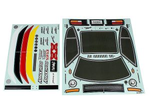 TEAM ASSOCIATED APEX 2 SPORT DATSUN 240Z DECAL SHEET