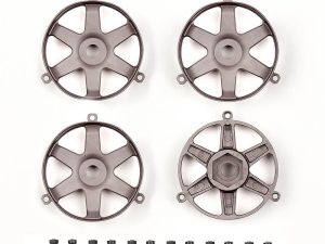 TEAM ASSOCIATED DC10 FT ADJ. WHEEL FACE PLATE, BRONZE (4)