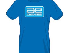 TEAM ASSOCIATED ELECTRICS LOGO BLUE T-SHIRT (S)