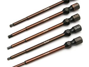 TEAM ASSOCIATED FACTORY TEAM 5-PIECE 1/4" POWER TOOL TIPS SET