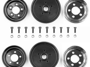 TEAM ASSOCIATED JAY HALSEY RC10 FRONT WHEELS, CHROME