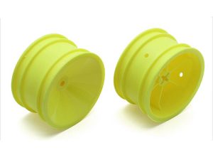TEAM ASSOCIATED RC10 2.2 REAR WHEEL YELLOW (FOR 3/16 AXLE)