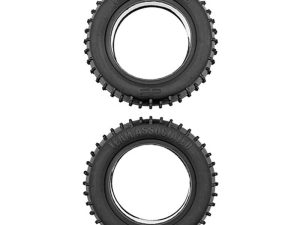 TEAM ASSOCIATED RC10 89 STEALTH CAR REAR TYRES + FOAM