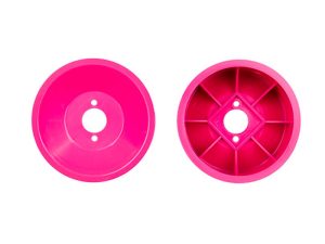 TEAM ASSOCIATED RC10 89 STEALTH CAR REAR WHEELS 2.2" PINK (YOKOMO)