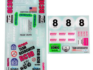 TEAM ASSOCIATED RC10 BK DECAL SHEET