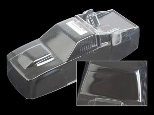 TEAM ASSOCIATED RC10 BODY, CLEAR
