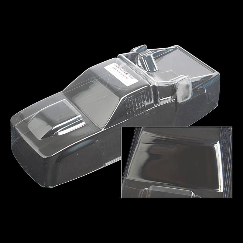 TEAM ASSOCIATED RC10 BODY, CLEAR