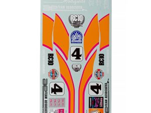 TEAM ASSOCIATED RC10 TEAM CAR KIT DECAL SHEET