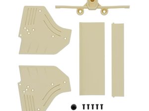 TEAM ASSOCIATED RC10F6 CLASSIC REAR WING, WHITE