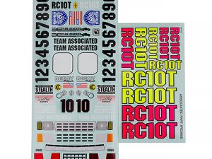TEAM ASSOCIATED RC10T TRUCK DECAL SHEET