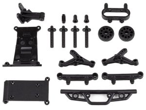 TEAM ASSOCIATED REFLEX 14MT BUMPER, WHEELIE BAR, BODY MOUNT SET