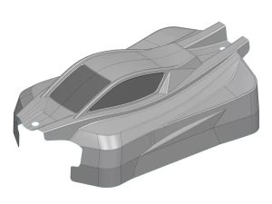 Corally TEAM CORALLY POLYCARBONATE BODY SYNCRO CLEAR CUT